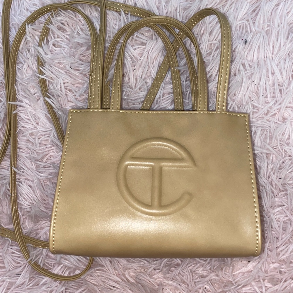 Telfar Shopping Bag Small Cream